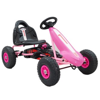 Top Racer GoKart til børn, Pink (3-7 år)