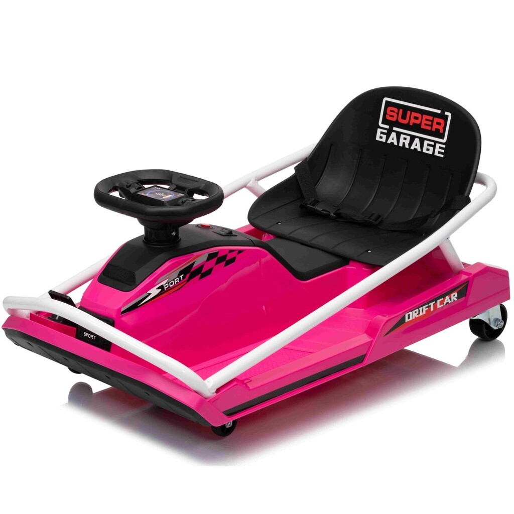 EL Super Garage Drift Car 22,2V til Børn, Pink