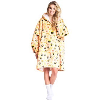 Noxxiez Cuddle Voksen Hoodiez - Sushi