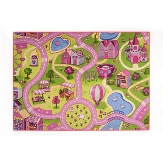 Bil Legetæppe Sweet Town  95 x 133 cm
