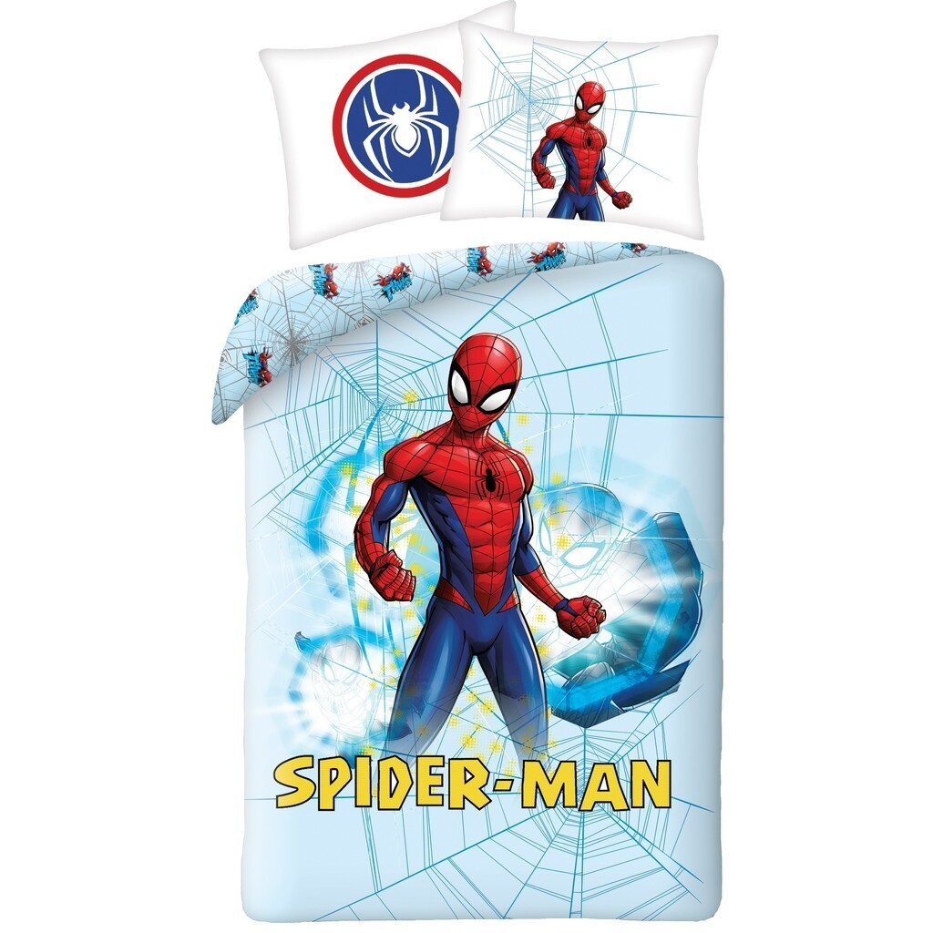 Spider-Man sengesæt 140 x 200 cm - 100 procent bomuld
