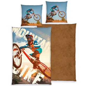 Mountainbike Sengetøj - 100 procent bomuld