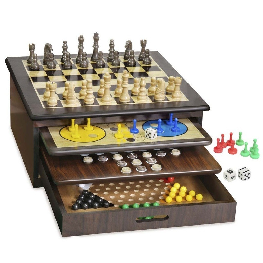 Craftsman Deluxe Game House  Eksklusiv samling af klassiske brætspil