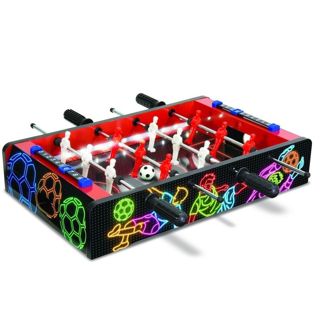 Arcade Bordfodbold Neon med LED-Lys