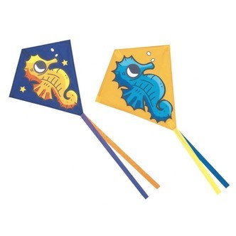 Søhest drage til børn fra 4 år,  43 x 50 cm