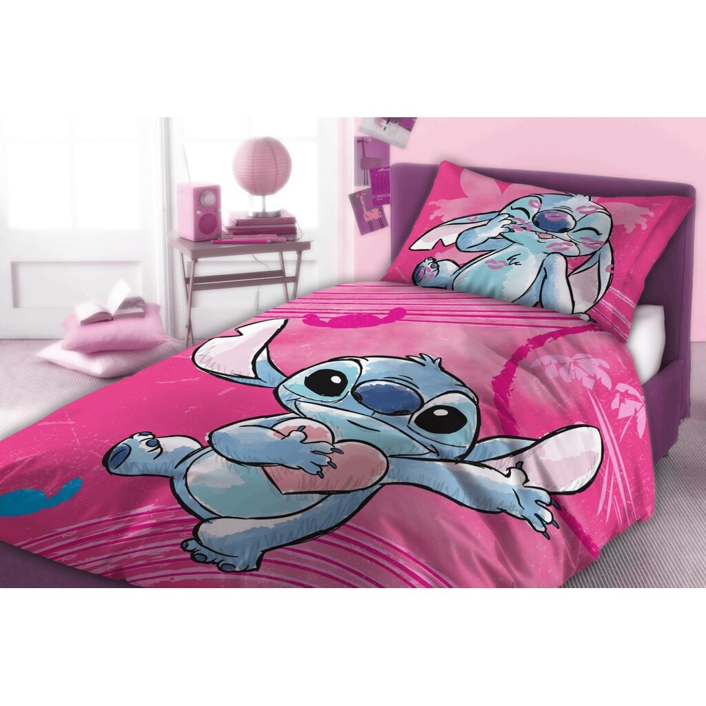 Disney Stitch Sengetøj - 100 procent bomuld
