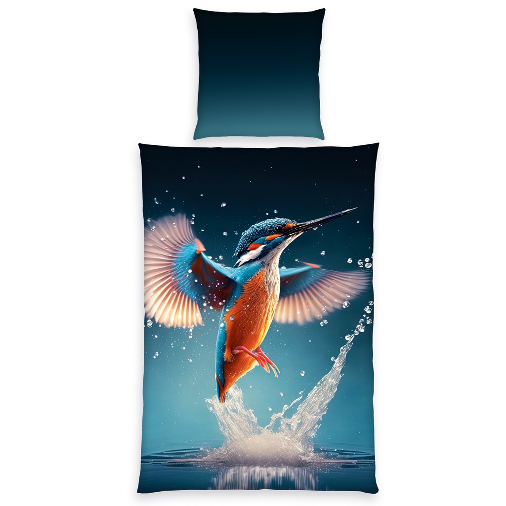 Isfugl Sengetøj - 100 procent bomuld