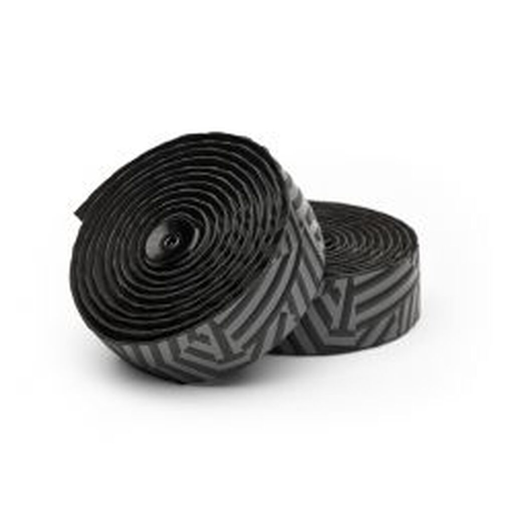 PRO Styrbånd Pioneer Team Black / Grey PU / 3.5mm - Cykelreservedele