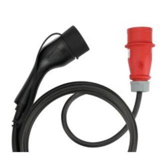 Deltaco E-charge, Cable Mode 2, 3-phase, Cee 16a - Type 2, 8-16a, 6m - Ledning