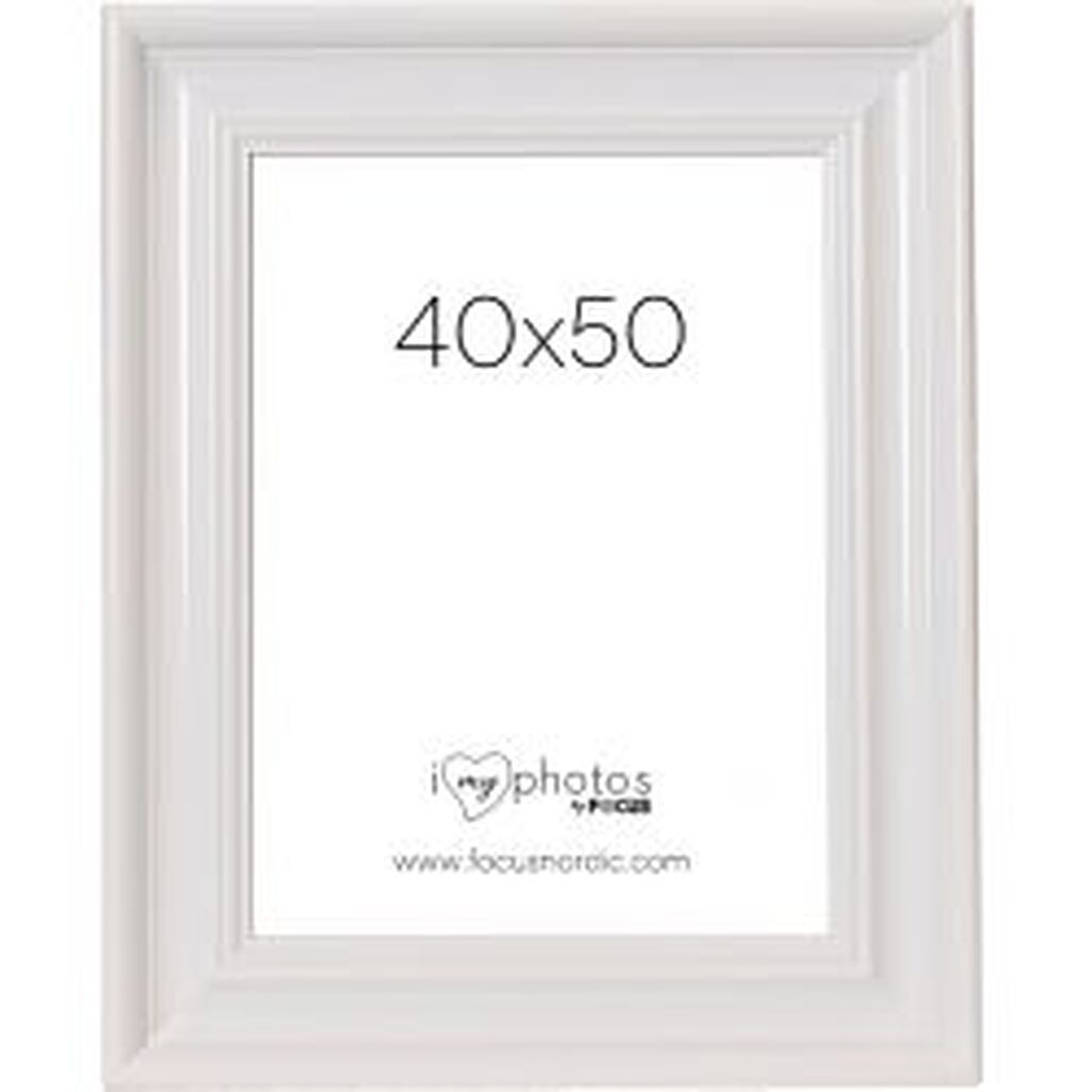 Focus Charleston White 40x50 - Ramme
