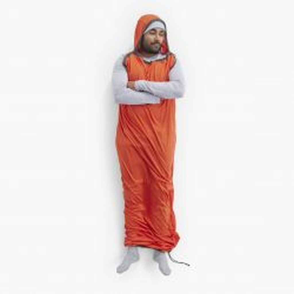 Sea To Summit Reactor Extreme Sleeping Bag Liner - Mummy W/ Drawcord - S Spicy Orange - Lagenpose