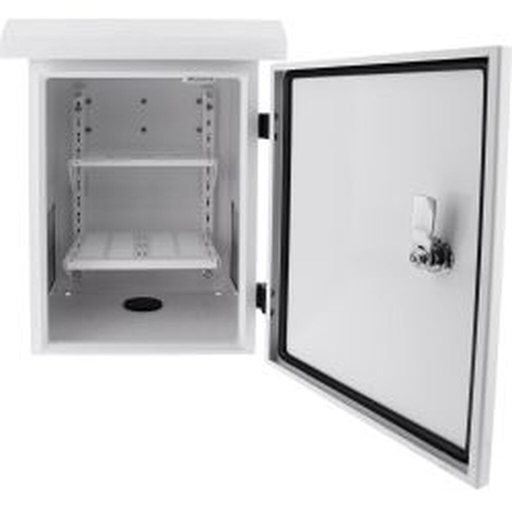 Deltaco Lockable Wall Cabinet 250x240x350mm, Ip55, White - Tilbehør til computer
