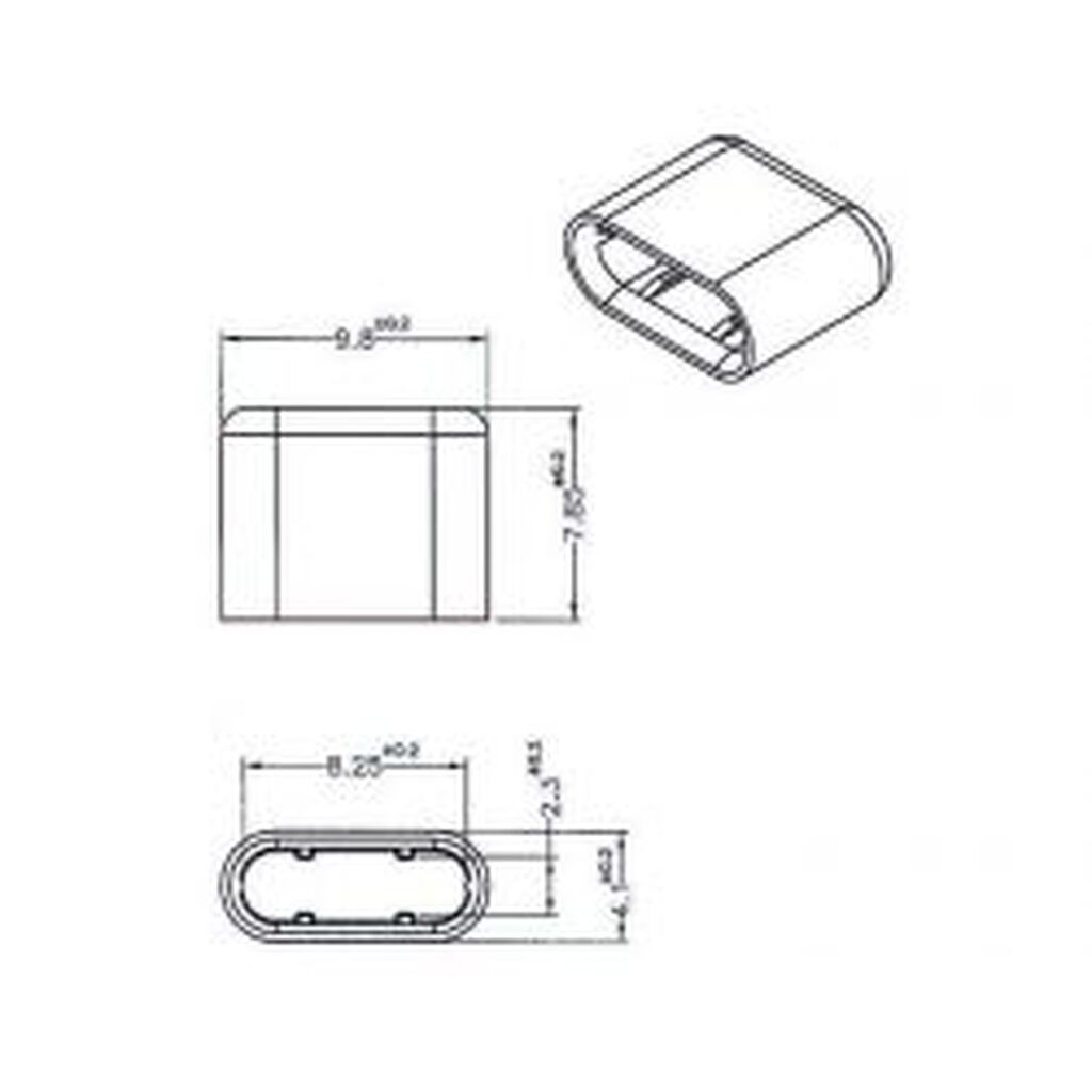 Delock Dust Cover For Usb Type-c? Male 10 Pieces Black