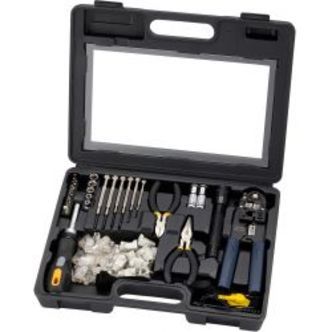 Deltacoimp Sprotek Stk985 Tool Kit Cpus And Network Cables Black