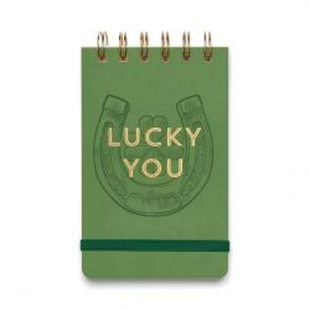Designworks Ink Notepad - Lucky You - Notesbog