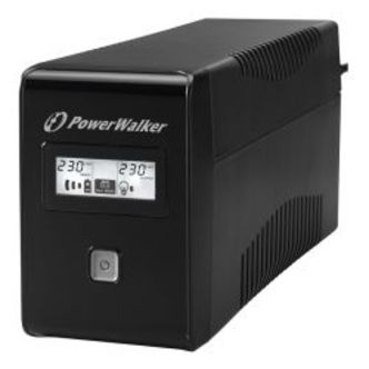 Powerwalker Vi 850 Lcd,2x Schuko Outlets,850va,no Fan,0,56opf,black