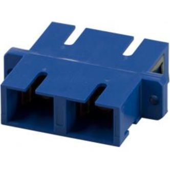 Deltaco Fiber Coupler Snap-in, 2xsc-sc, Singlemode, Duplex, Blue