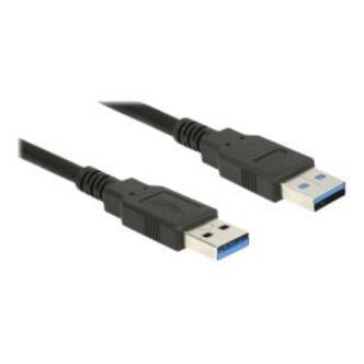 Delock Cable Usb 3.0 Type-a Male &gt; Usb 3.0 Type-a Male 1.5 M Black