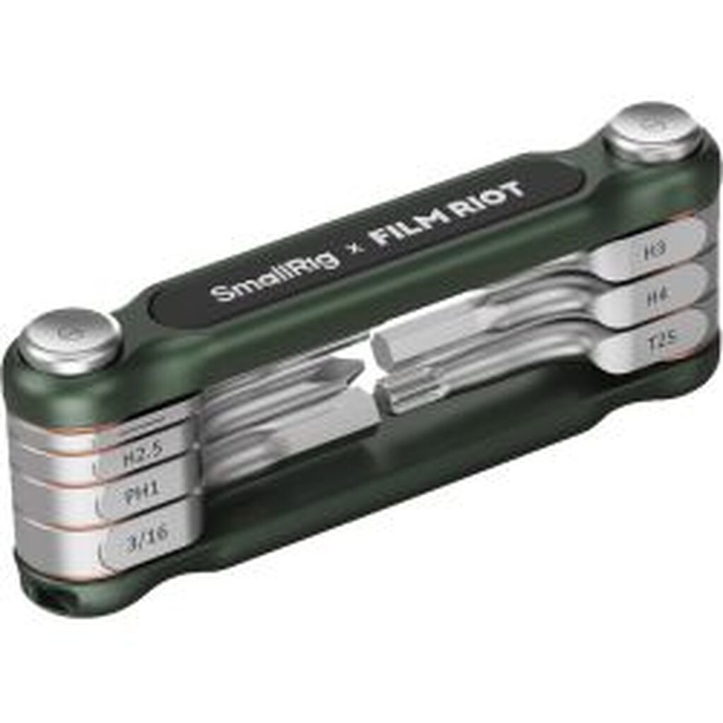 SmallRig 4812 x FILM RIOT 7-in-1 Folding Wrench Set with Multiple Angle Positioning Green