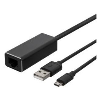 Deltaco Ethernet Adapter Casting Device 1m 100 Mbps Usb-a+usb Microb - Tilbehør til computer