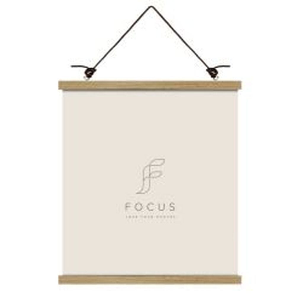 Focus Poster Hanger Magnetic Oak 31cm