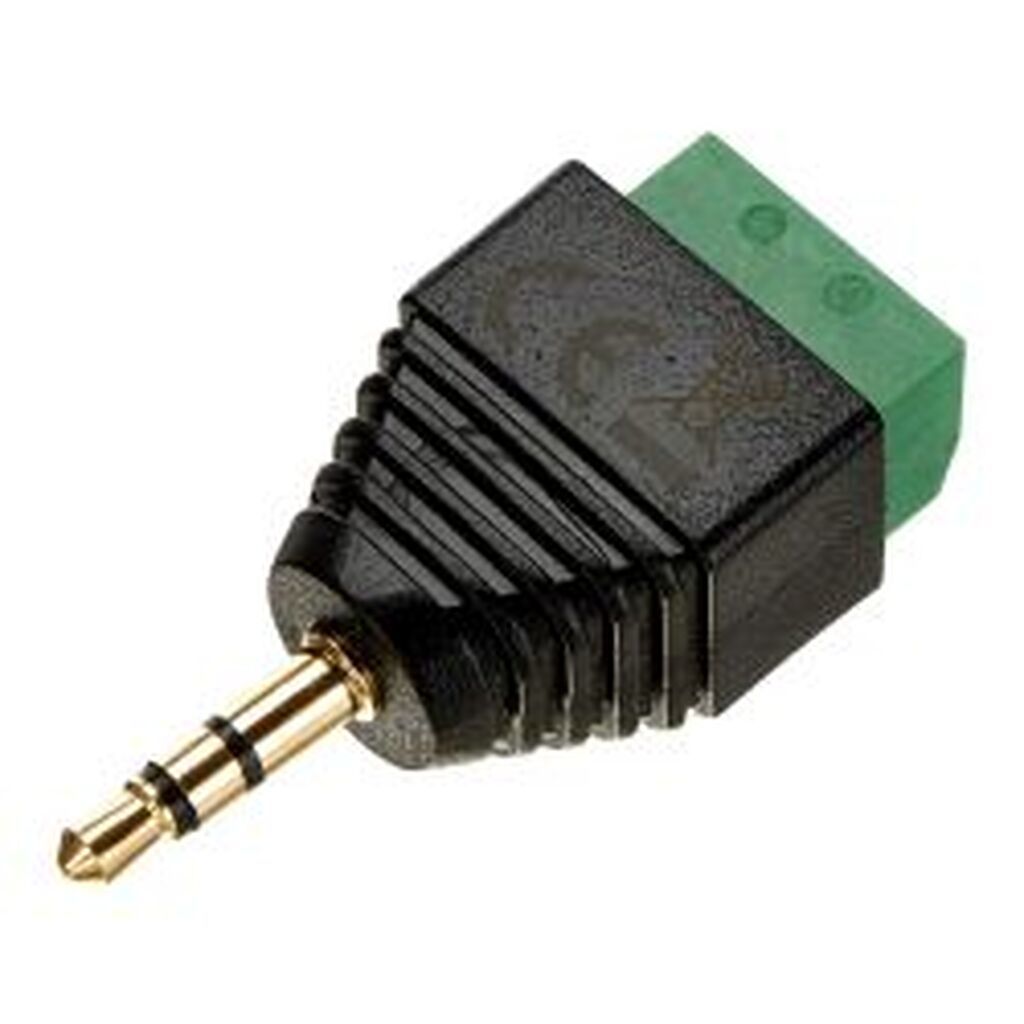 Delock Adapter Stereo Plug 3.5 Mm &gt; Terminal Block 3 Pin