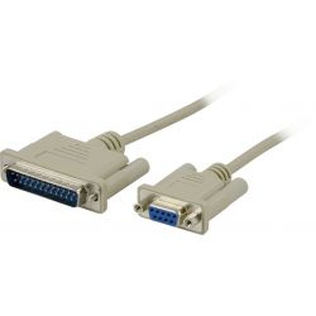 Deltaco Modem Cable Db9fe-db25ma 3m