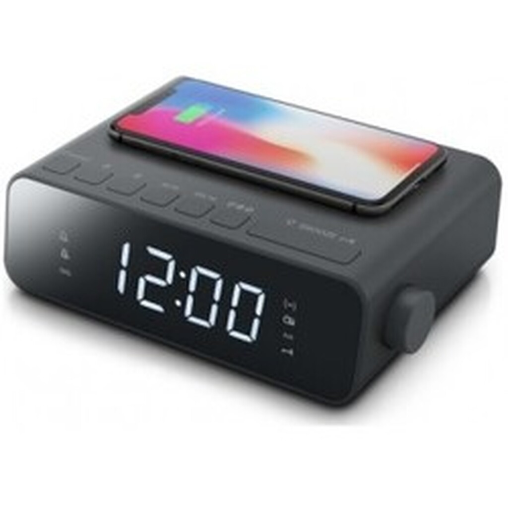 Muse M-175 Wi Clock Radio Fm Wireless Charge - Radio