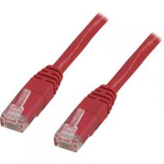 Deltaco U/utp Cat6 Patch Cable, Lszh, Cross-connected 1m, Red