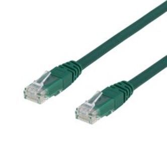Deltaco U/utp Cat6 Patch Cable 10m, Green