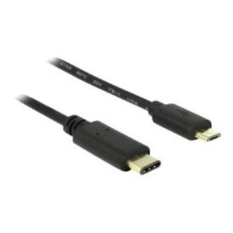 Delock Cable Usb C 2.0 Male > Usb 2.0 Micro-b Male 2.0 M Black