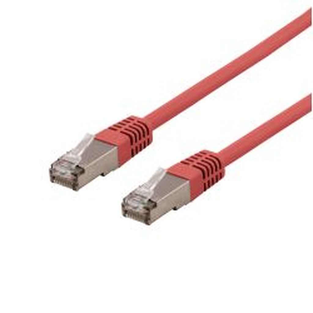 Deltaco S/ftp Cat6 Patch Cable 5m 250mhz Deltacertified Lszh Red