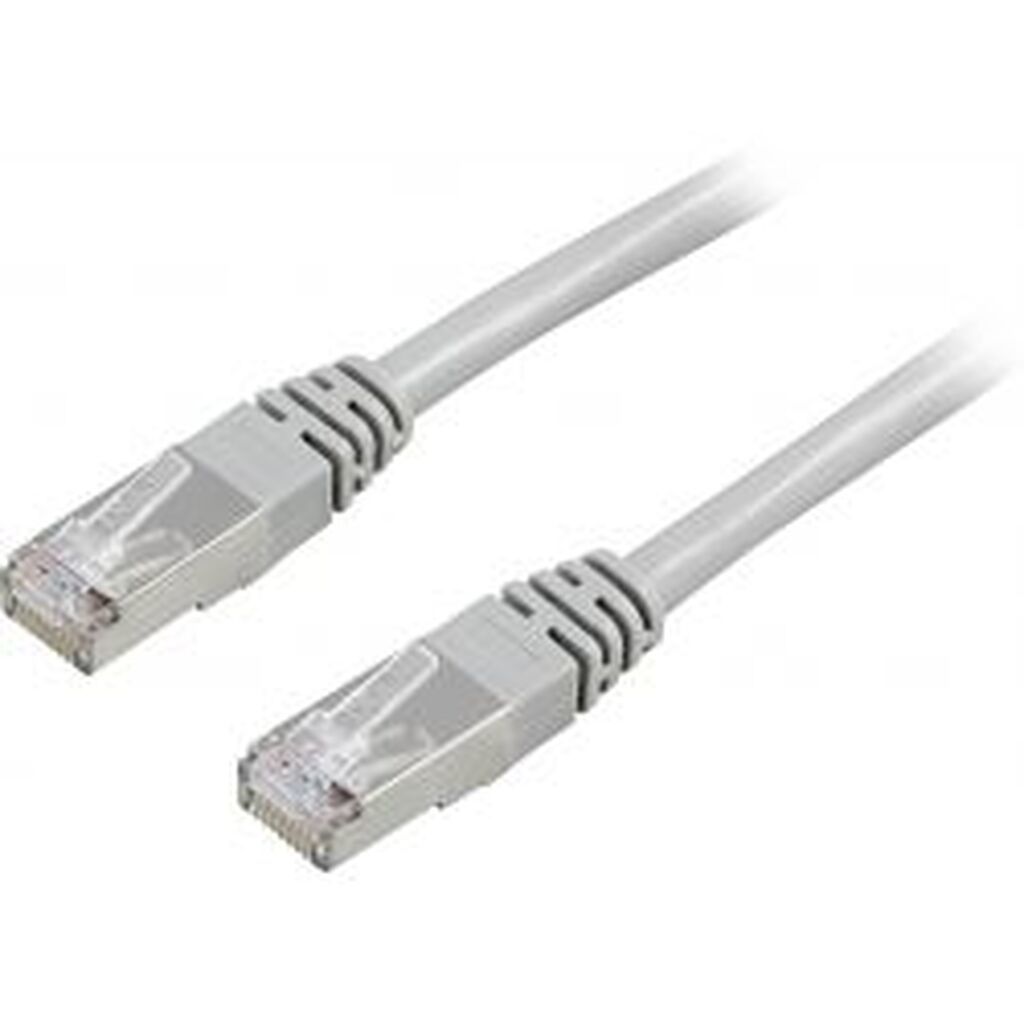 Deltaco F/utp Cat5e Patch Cable, 10m, 100mhz, Grey