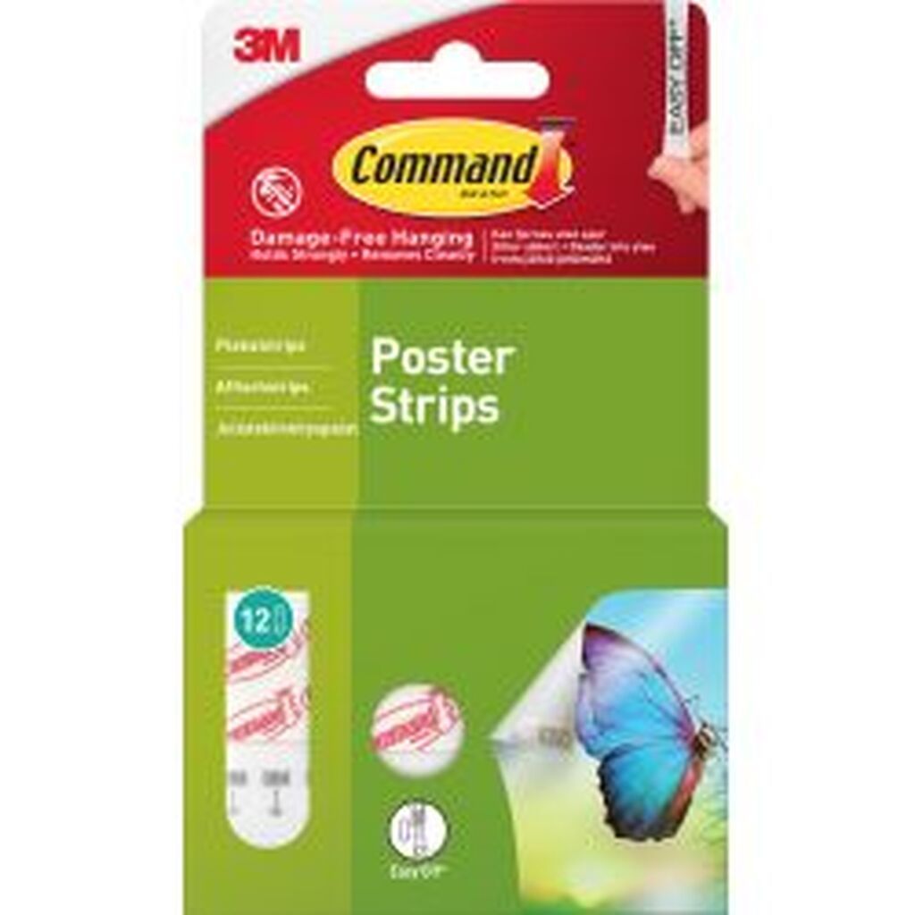 3M Command Poster Strips 12 Strips