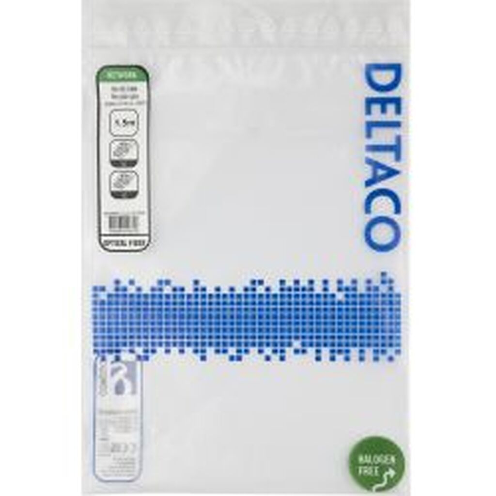 Deltaco Om4 Fiber Cable, Lc - Lc, Duplex, Multimode, 1,5m