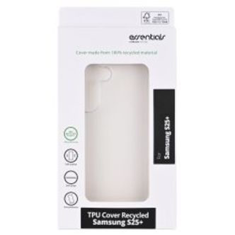 Essentials Samsung Galaxy S25+ Recycled Tpu Back Cover, Transparent