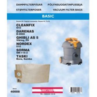 Hanestroem Vacuum Cleaner Bags To Fit Taski 5p