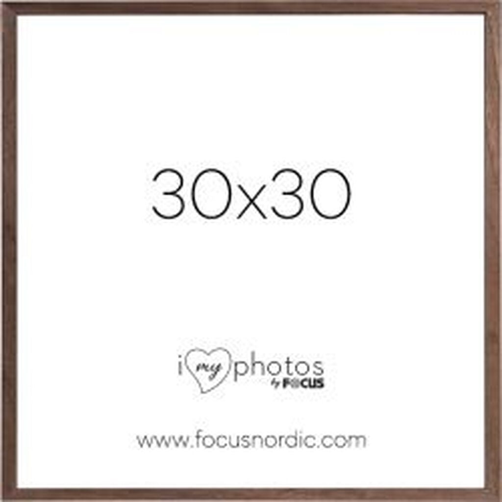 Focus Rock Walnut veneer 30X30 - Ramme