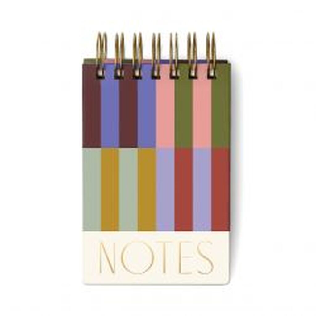 DesignWorks Ink Twin Wire Chunky Notepad - Bold Stripes - Notesbog