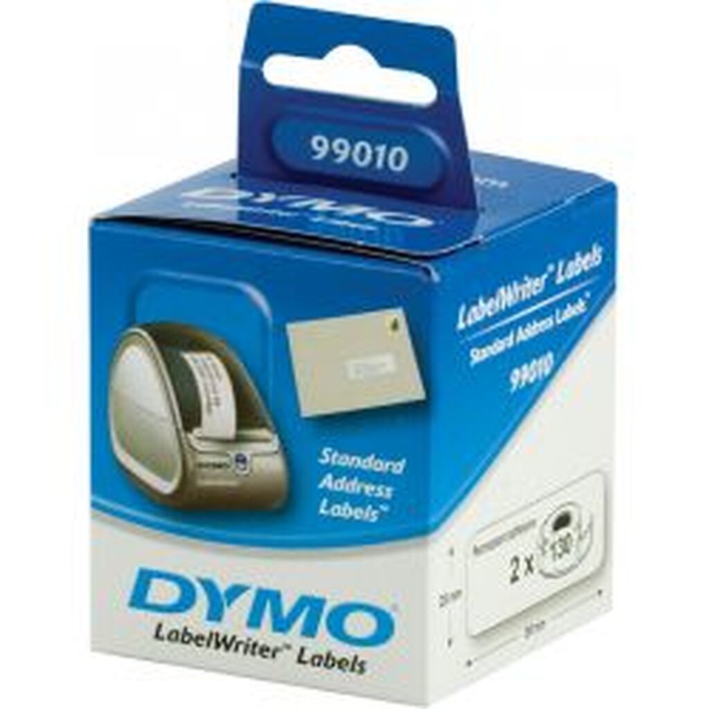 Dymo Labelwriter White Address Labels, 89x28 Mm, 2-pack (260 Pcs)