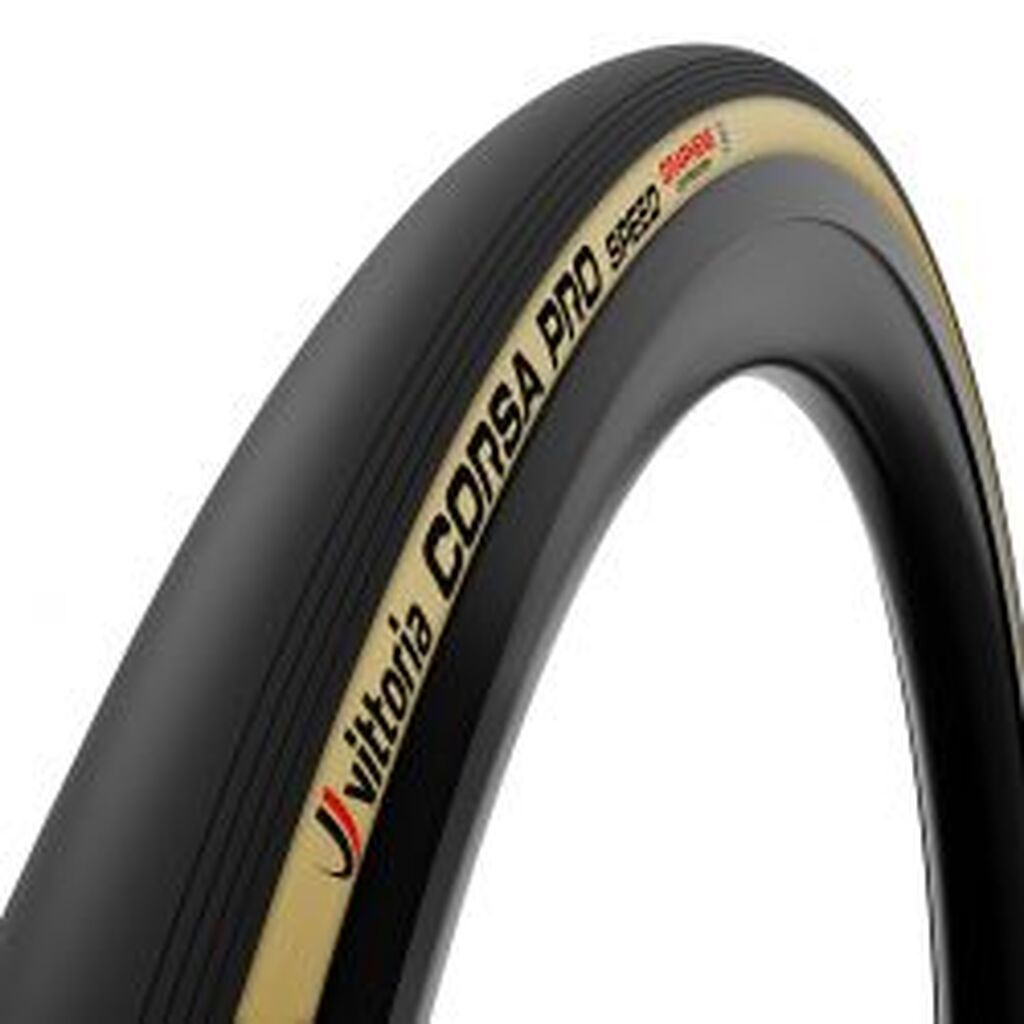 Vittoria Dæk Road Corsa Pro Speed Tlr Brun/sort 26-622/700x26c - Cykeldæk