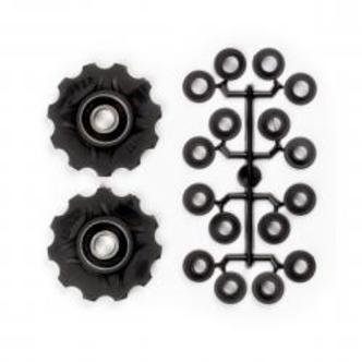 Elvedes Pulleyhjul 2Ã11t Lukkede Lejer Inkl. Spacers 25sæt - Cykelreservedele