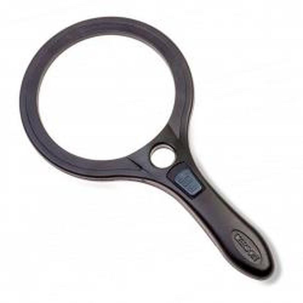 Carson læseglas med LED lys, 110 mm - Lup