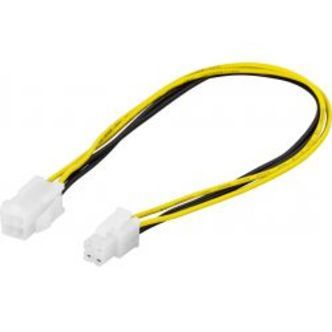 Deltaco Extension Cable 4-pin Atx12v(p4) Ma-fe, 30cm