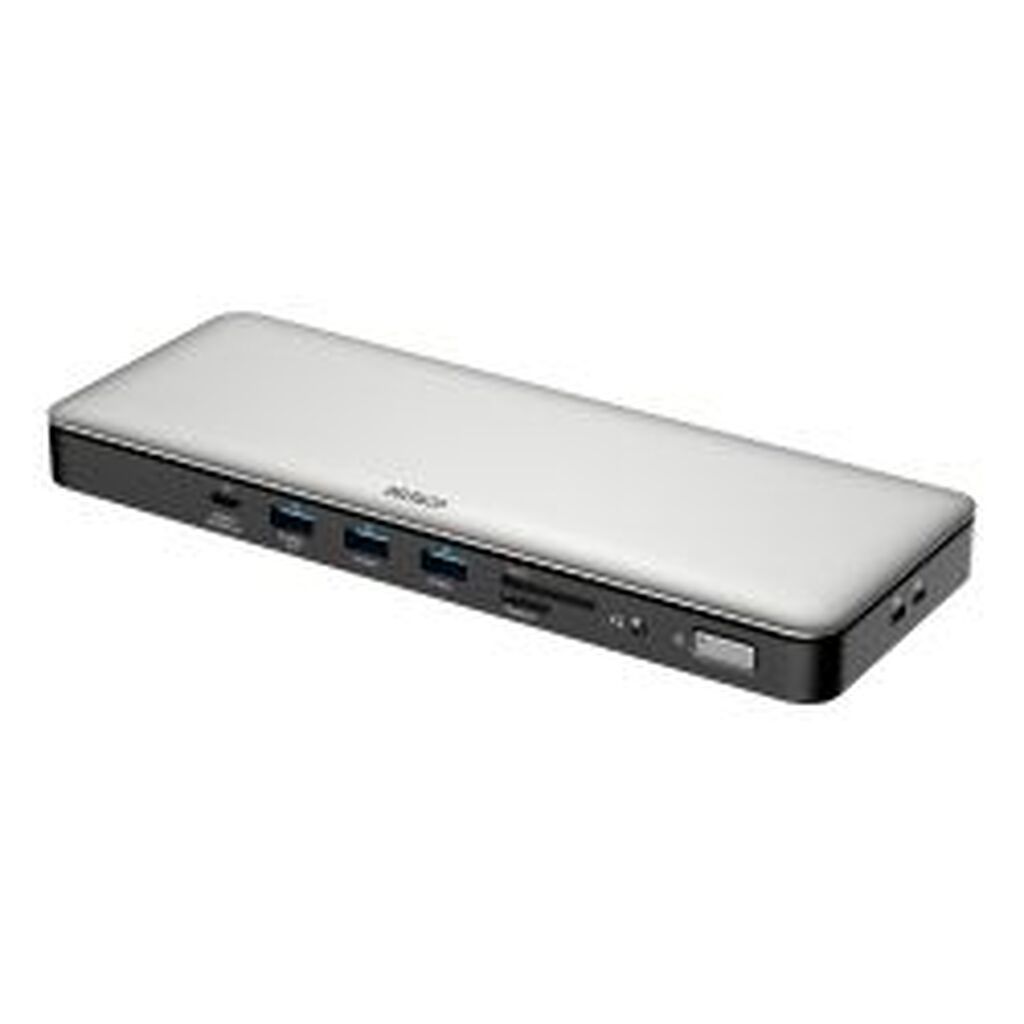 Deltaco Usb-c Dock, Triple, 2x Hdmi/dp, Usb-c/usb-a/rj45/sd/3.5mm