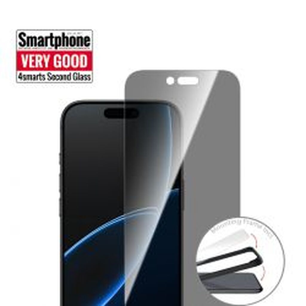 4smarts Iphone Air Privacy Screen Protector, With Mounting Frame