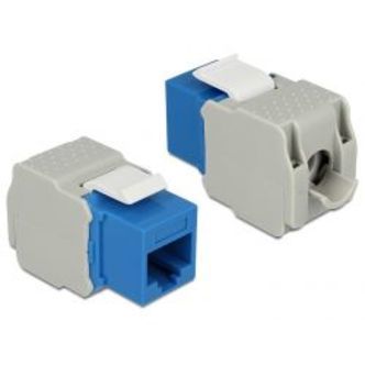 Delock Keystone Module Rj45 Jack &gt; Lsa Cat.6 Utp Blue