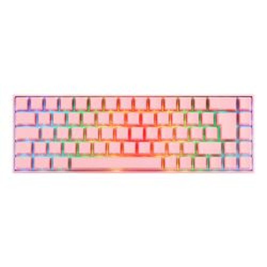 Deltaco_gaming Pk95r Wireless 65% Keyboard Rgb Kailh Red German Layout Pink - Tastatur