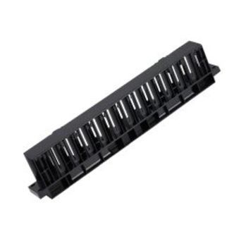 Deltacoimp 19 Cable Management, Plastic, Rounded Corners, 1u