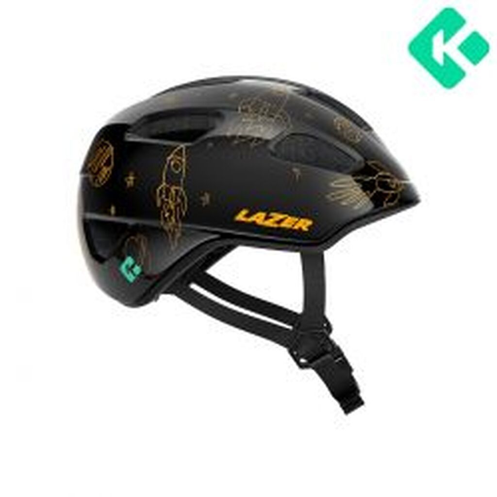 Lazer hjelm Pnut 2.0 KC Flying Rocket +GR+BN (Turnfit) - Cykelhjelm
